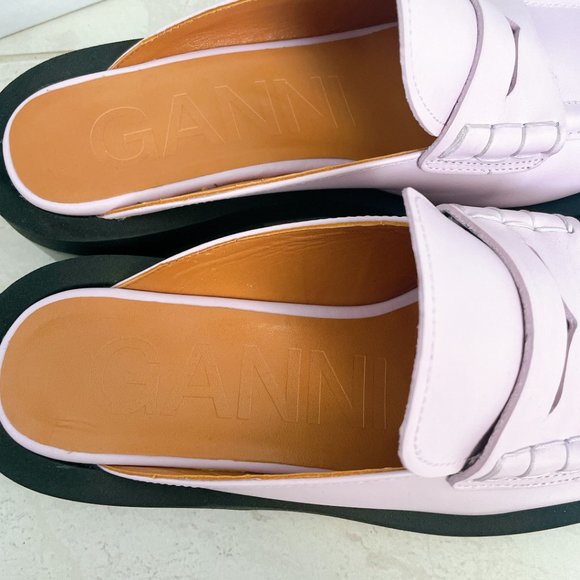 BRAND NEW GANNI SLIDES, SIZE 38 WITH BOX - Picture 7 of 9